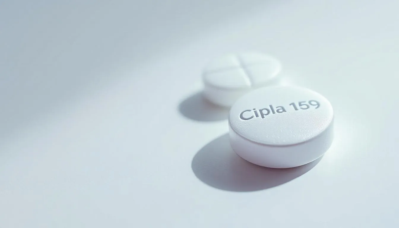 Cipla 159 pill white, a medication used for treating various conditions.