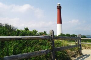 Lighthouse on the New Jersey shore